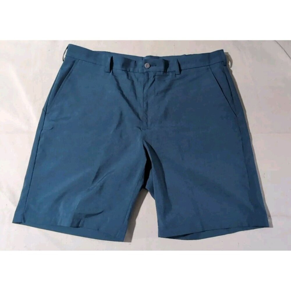 PGA Tour Men's Blue Stretch Golf Shorts Sz 38 Moisture Wicking Sun Protection